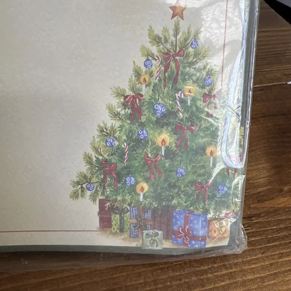 2006 Foray O Christmas Tree Stationary Item 191-196 54 Out Of 100 Count